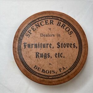 Dubois PA Advertising Spencer Bros Furniture Stoves Rugs Promo Pennsylvania Vtg+